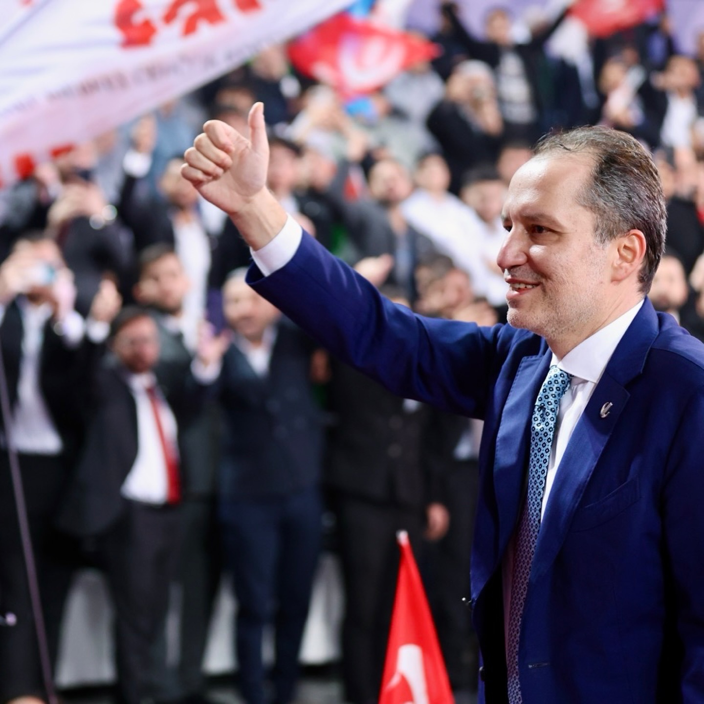 Yeniden Refah Partisi 3. Olağan Kongresinde Fatih Erbakan Yeniden Genel Başkan Seçildi