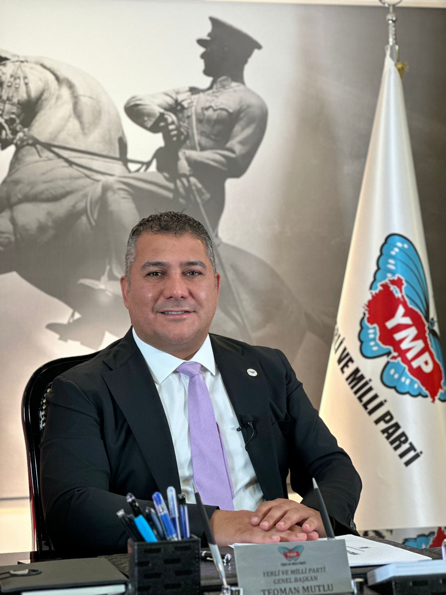 Yerli  ve Milli Parti Genel Başkanı Teoman Mutlu:  Yeni Yılınız Kutlu Olsun