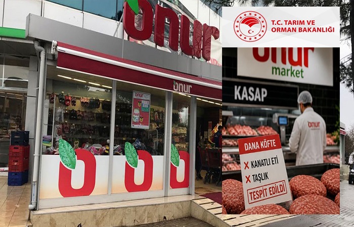 Tarım ve Orman Bakanlığı 156 Şubesi Bulunan Onur Market’in Sattığı Kırmızı Et Köftede Hile Tespit Etti