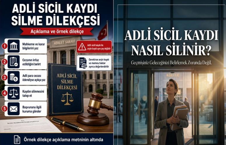 Adli Sicil Kaydı Sildirme ve Adli Sicil Arşiv Kaydı Sildirme  Nasıl Yapılır ?